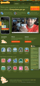 Go out. Go discover. Go share. Gowalla. (20100207)